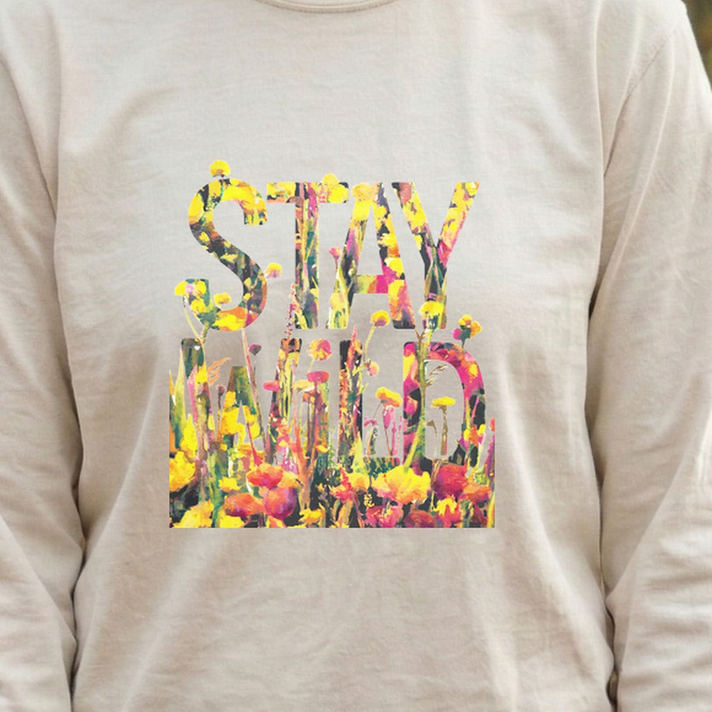 Stay Wild Wildflower Cotton Long Sleeve