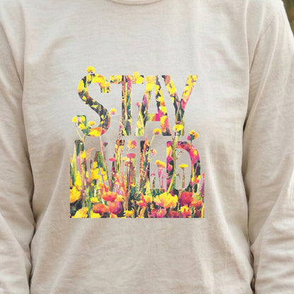 Stay Wild Wildflower Cotton Long Sleeve