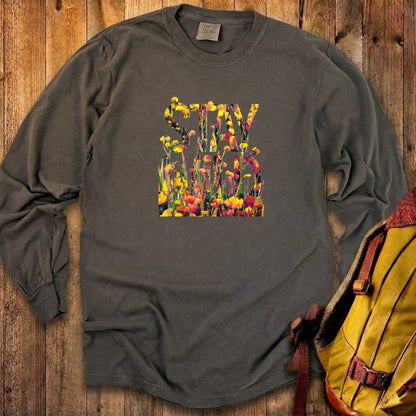 Stay Wild Wildflower Cotton Long Sleeve