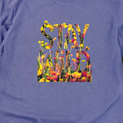 Stay Wild Wildflower Cotton Long Sleeve