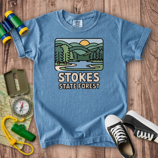 Stokes State Forest Kids Cotton T-Shirt