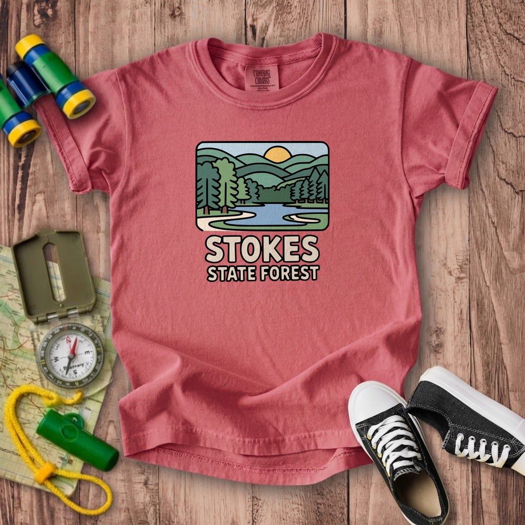 Stokes State Forest Kids Cotton T-Shirt