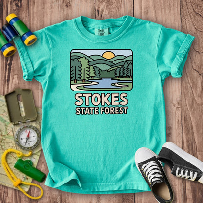 Stokes State Forest Kids Cotton T-Shirt