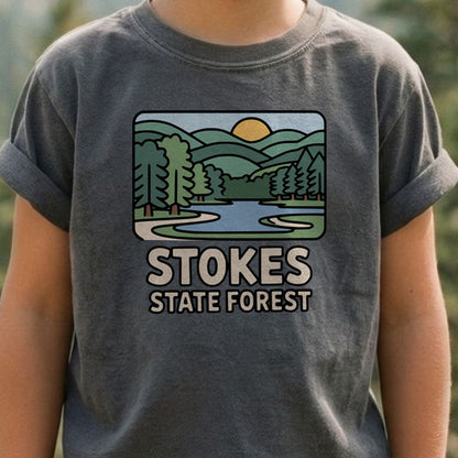 Stokes State Forest Kids Cotton T-Shirt