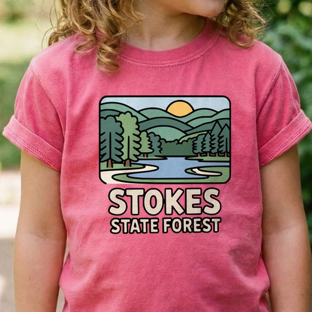 Stokes State Forest Kids Cotton T-Shirt