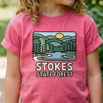 Stokes State Forest Kids Cotton T-Shirt