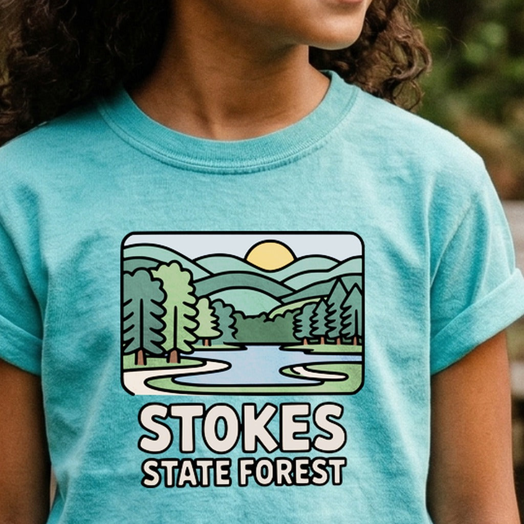 Stokes State Forest Kids Cotton T-Shirt