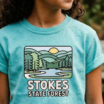 Stokes State Forest Kids Cotton T-Shirt
