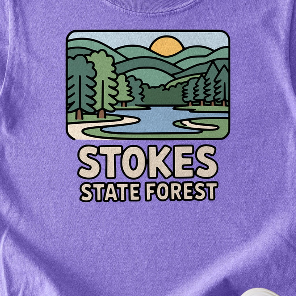 Stokes State Forest Kids Cotton T-Shirt