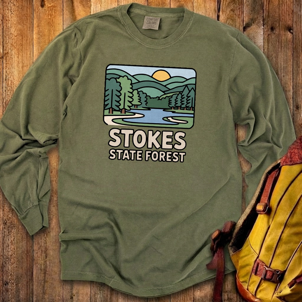 Stokes State Forest Cotton Long Sleeve