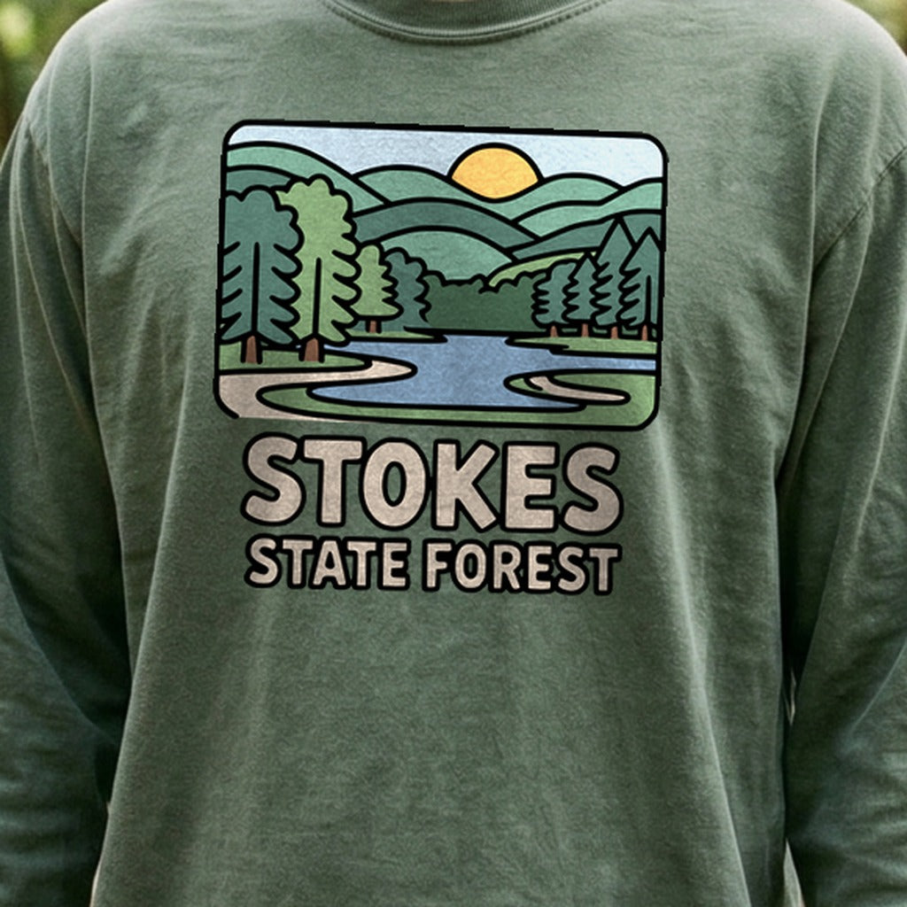 Stokes State Forest Cotton Long Sleeve