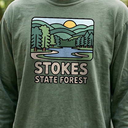 Stokes State Forest Cotton Long Sleeve