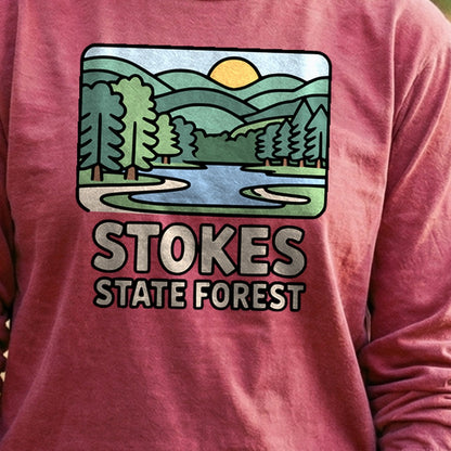 Stokes State Forest Cotton Long Sleeve