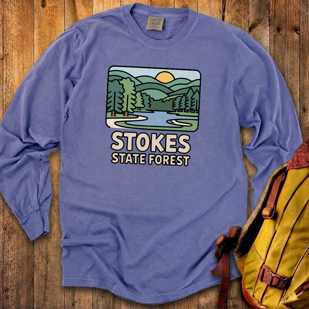 Stokes State Forest Cotton Long Sleeve
