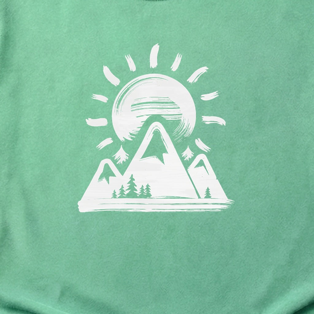 Summit Sunrise Painting Cotton T-Shirt