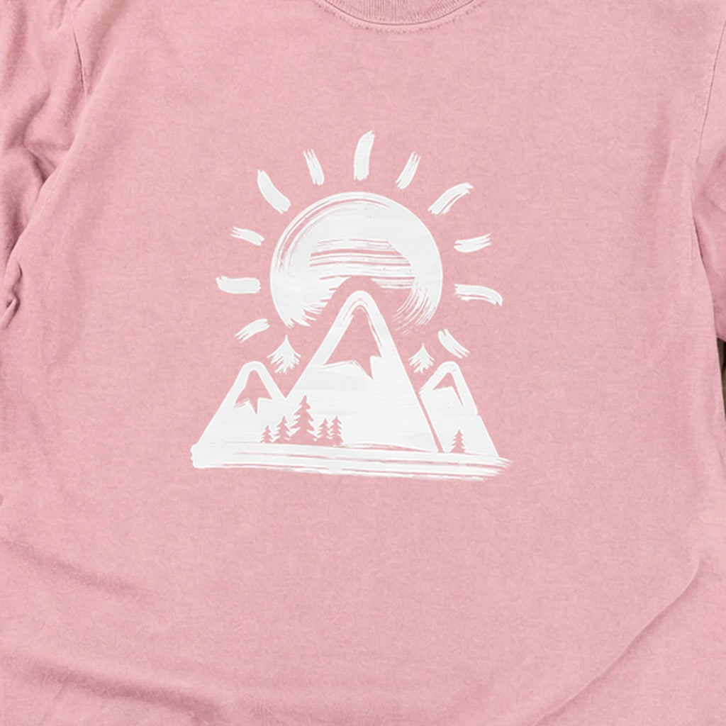 Summit Sunrise Painting Cotton Long Sleeve