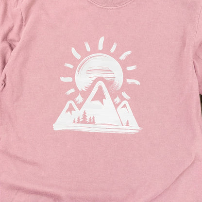 Summit Sunrise Painting Cotton Long Sleeve