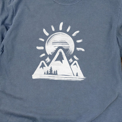 Summit Sunrise Painting Cotton Long Sleeve