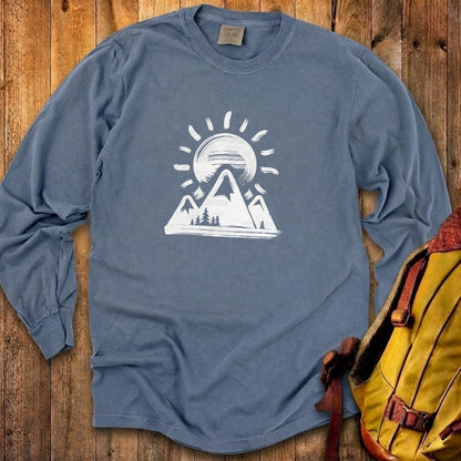 Summit Sunrise Painting Cotton Long Sleeve