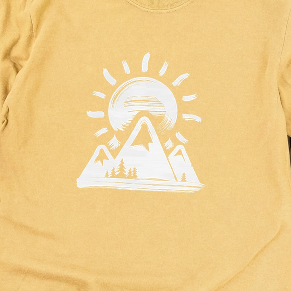 Summit Sunrise Painting Cotton Long Sleeve