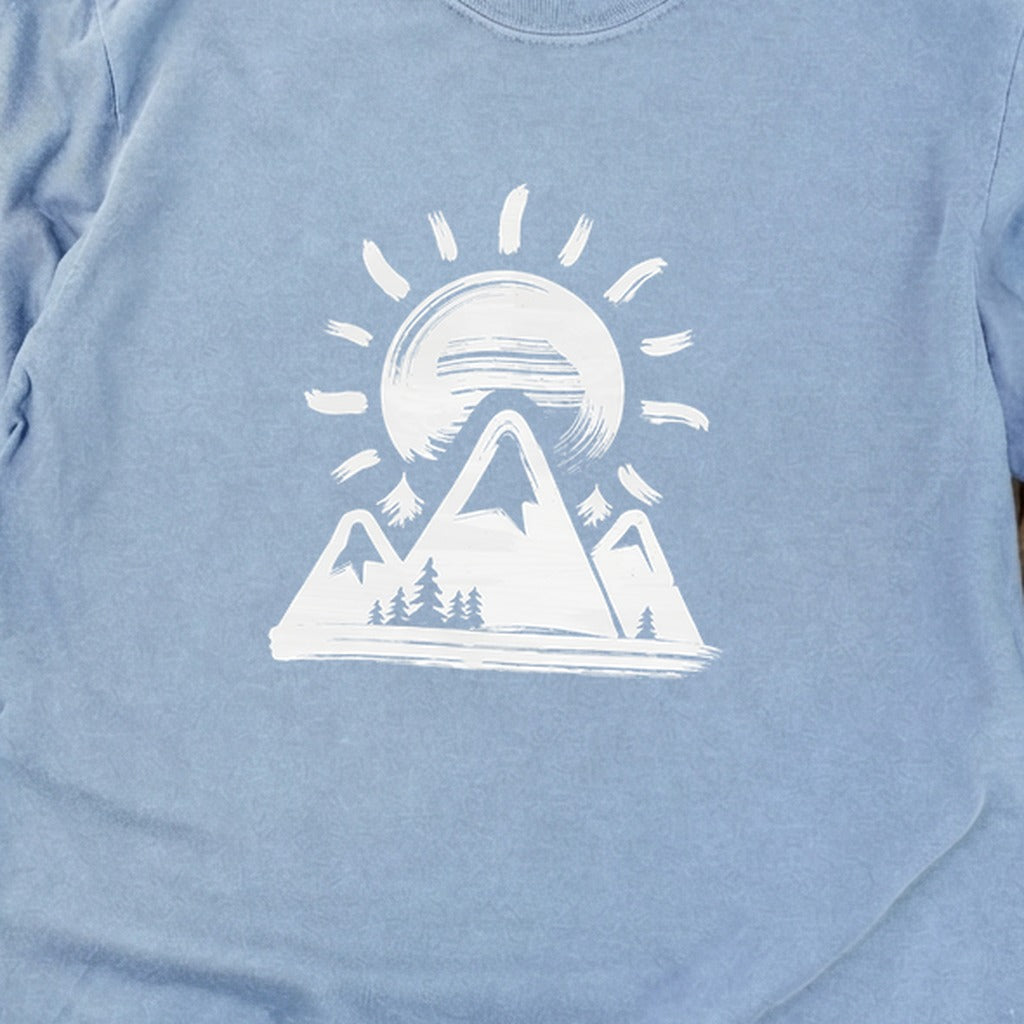 Summit Sunrise Painting Cotton Long Sleeve