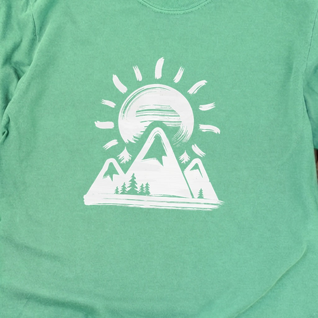 Summit Sunrise Painting Cotton Long Sleeve