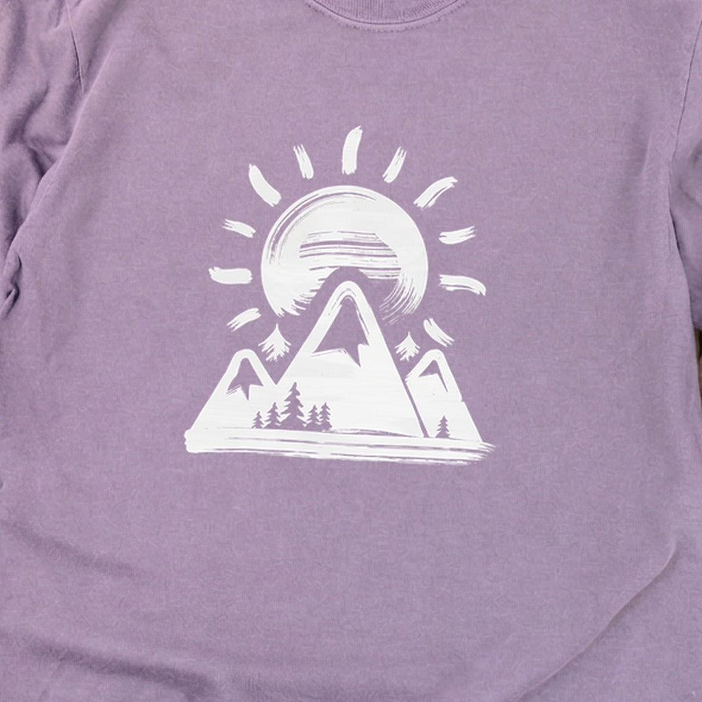 Summit Sunrise Painting Cotton Long Sleeve
