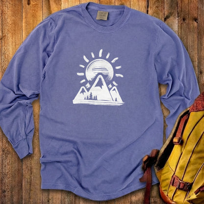 Summit Sunrise Painting Cotton Long Sleeve