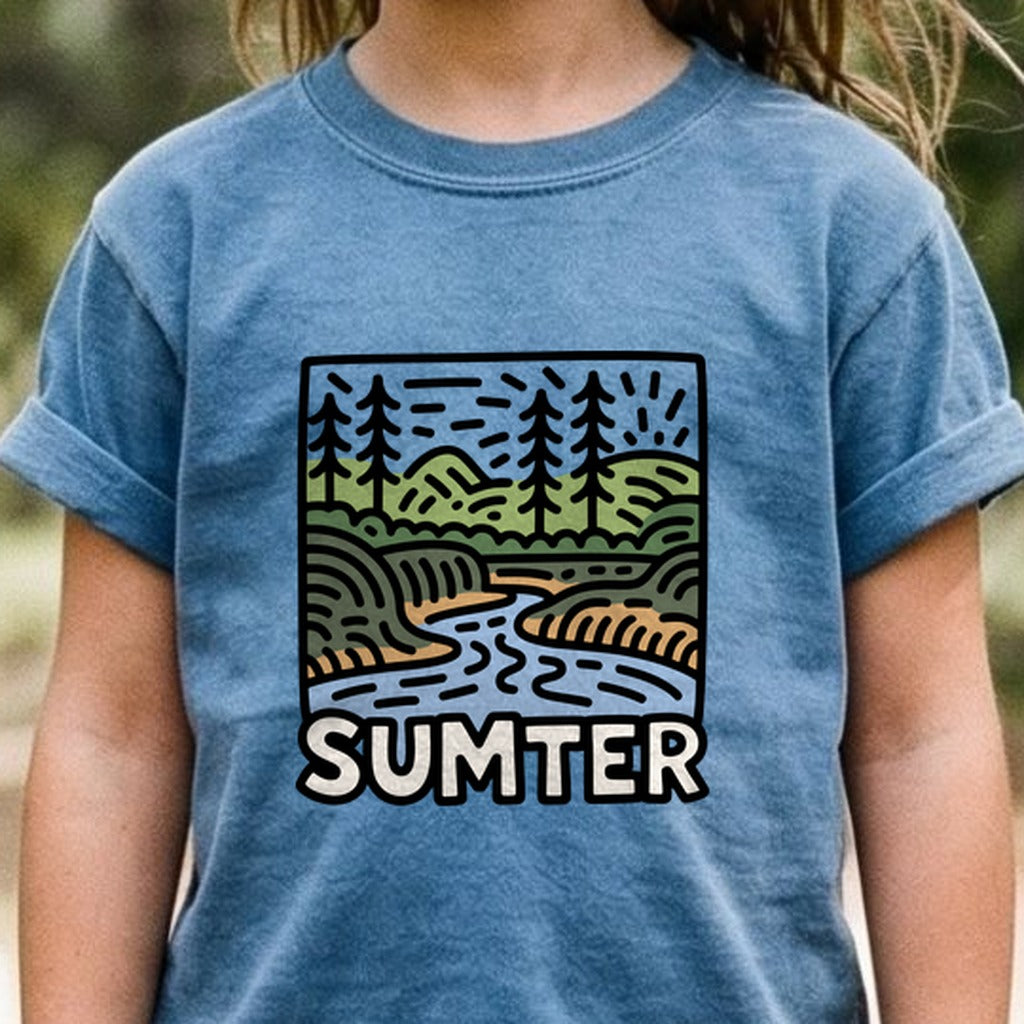 Sumter National Forest Kids Cotton T-Shirt