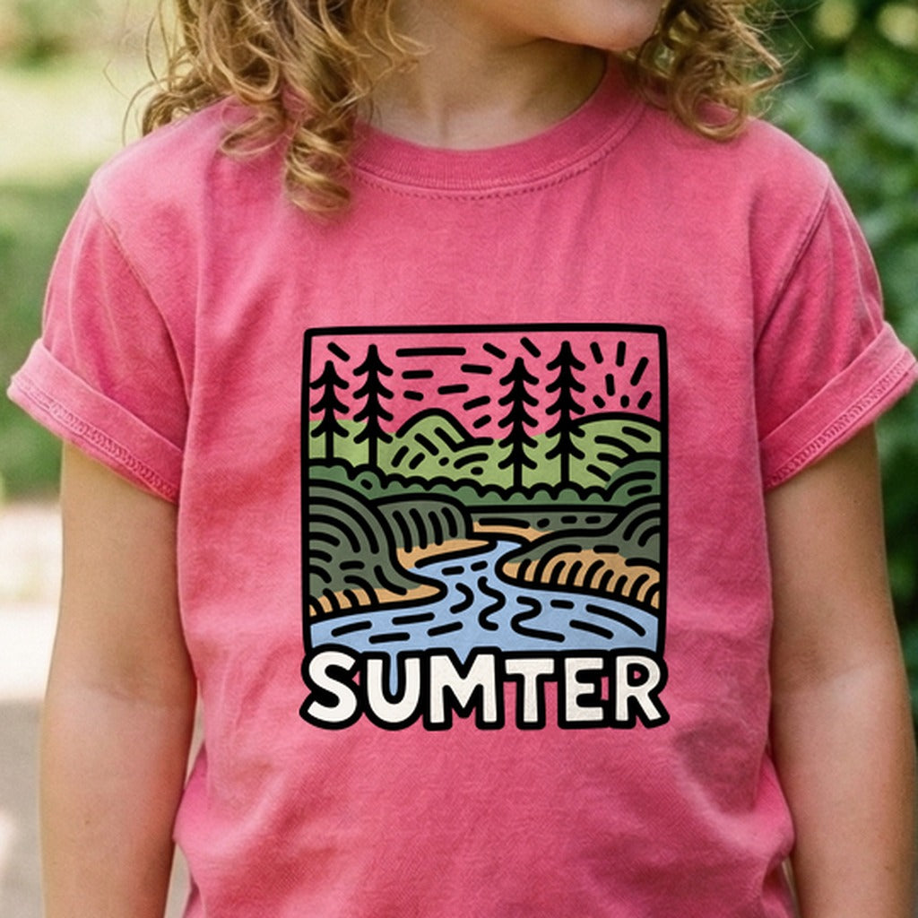 Sumter National Forest Kids Cotton T-Shirt