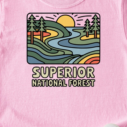 Superior National Forest Kids Cotton T-Shirt