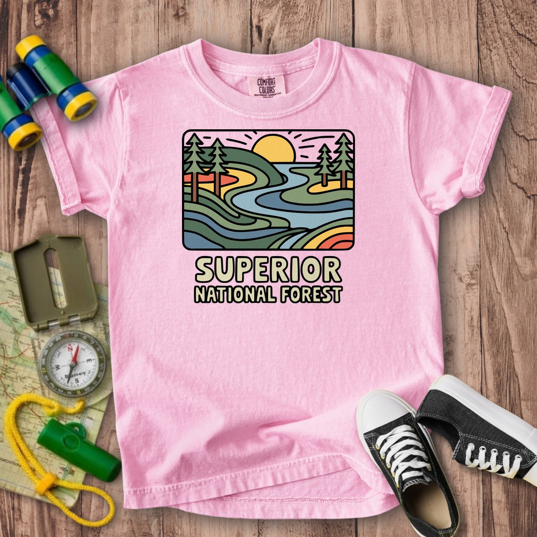 Superior National Forest Kids Cotton T-Shirt
