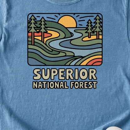 Superior National Forest Kids Cotton T-Shirt