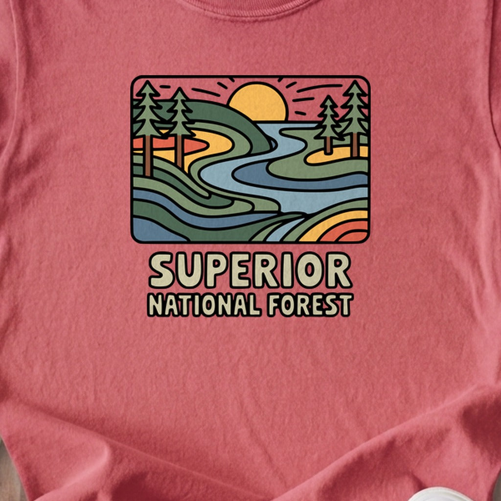 Superior National Forest Kids Cotton T-Shirt