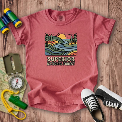 Superior National Forest Kids Cotton T-Shirt