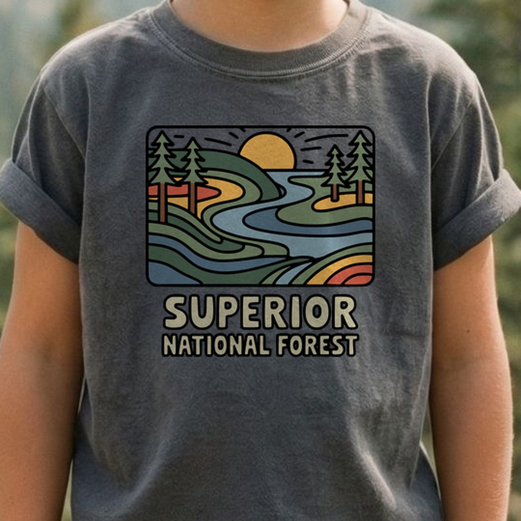 Superior National Forest Kids Cotton T-Shirt