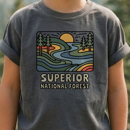 Superior National Forest Kids Cotton T-Shirt