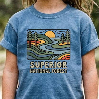 Superior National Forest Kids Cotton T-Shirt