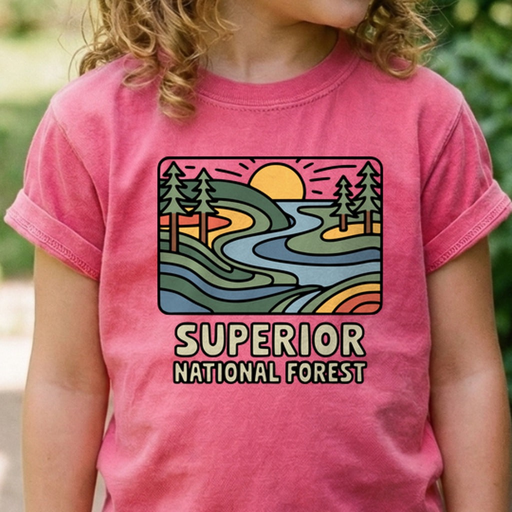 Superior National Forest Kids Cotton T-Shirt