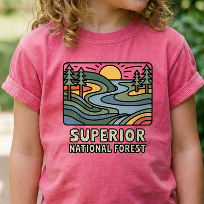 Superior National Forest Kids Cotton T-Shirt