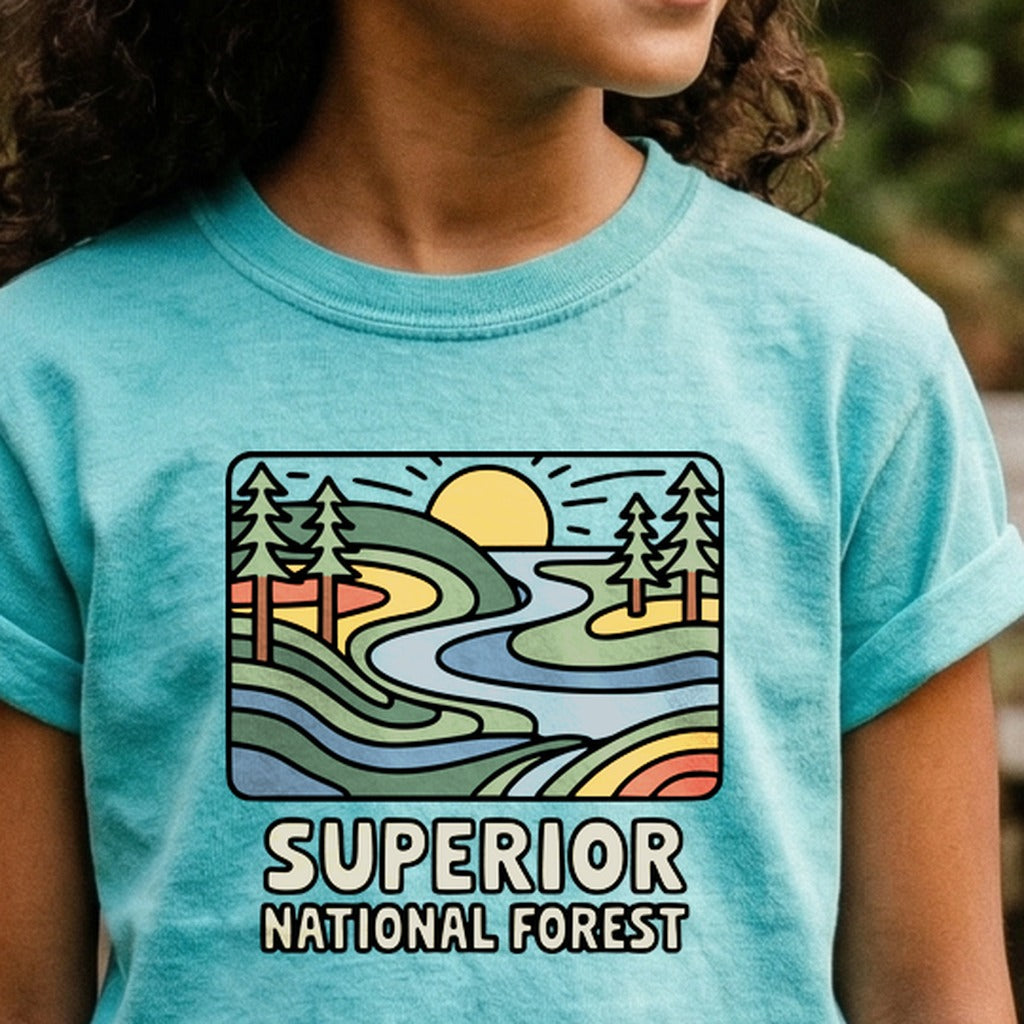 Superior National Forest Kids Cotton T-Shirt