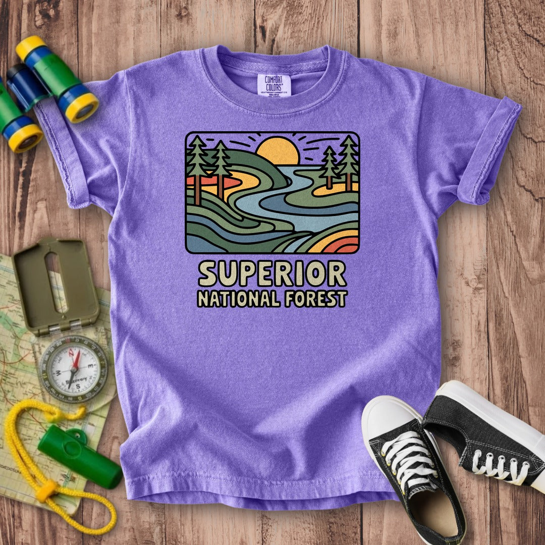 Superior National Forest Kids Cotton T-Shirt
