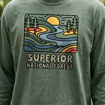 Superior National Forest Cotton Long Sleeve
