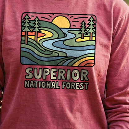 Superior National Forest Cotton Long Sleeve