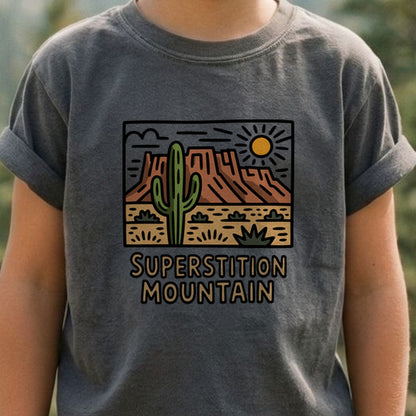 Superstition Mountain Kids Cotton T-Shirt
