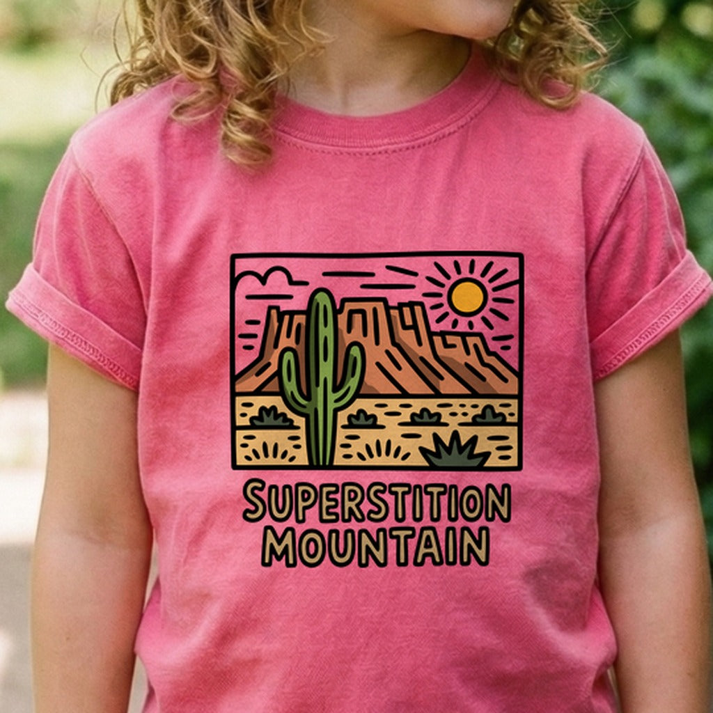 Superstition Mountain Kids Cotton T-Shirt