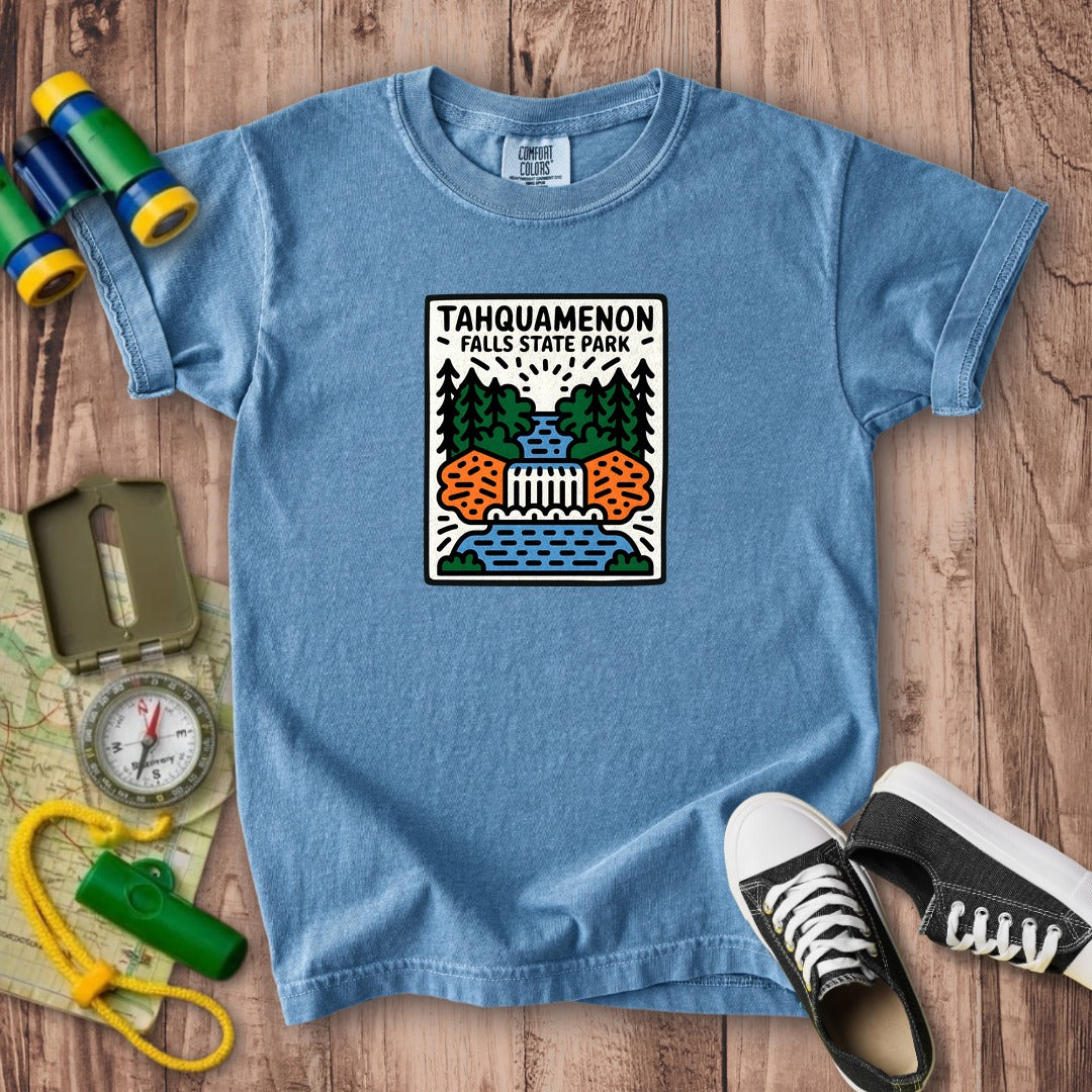 Tahquamenon Falls State Park Kids Cotton T-Shirt