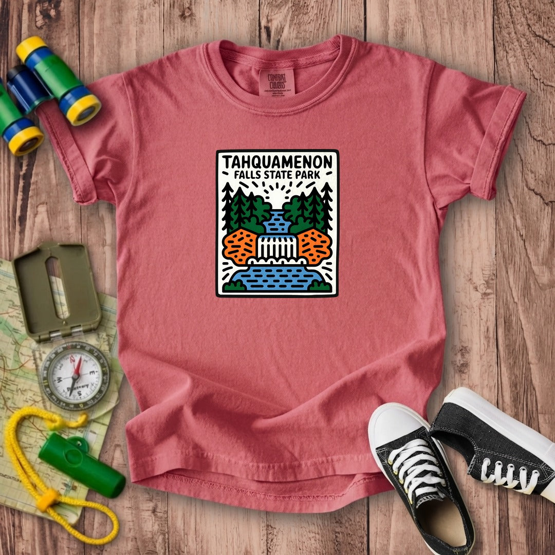 Tahquamenon Falls State Park Kids Cotton T-Shirt