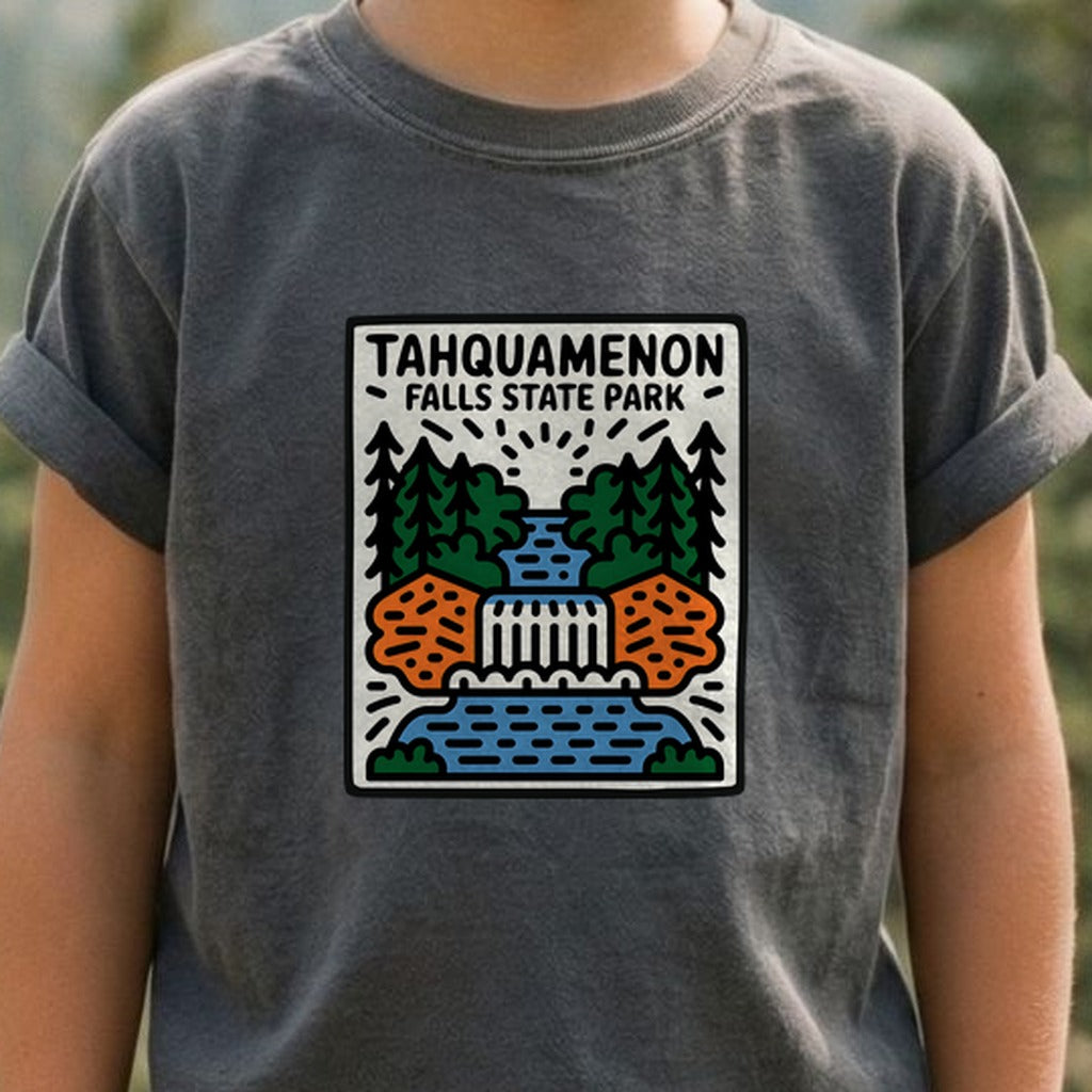 Tahquamenon Falls State Park Kids Cotton T-Shirt