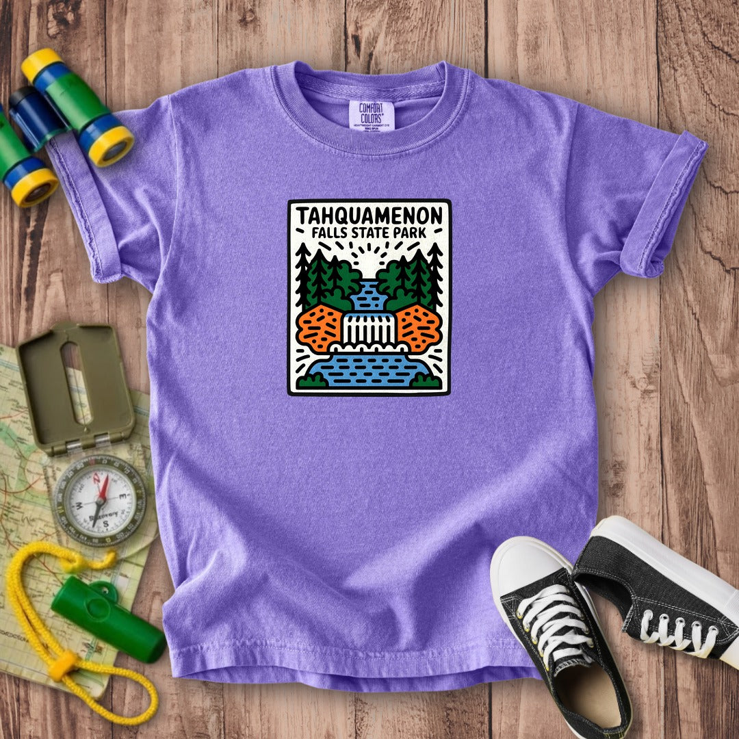 Tahquamenon Falls State Park Kids Cotton T-Shirt